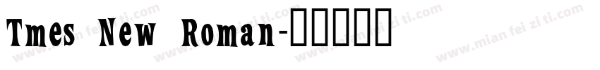 Tmes New Roman字体转换